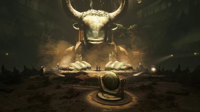 Sophia and Leni before the Minotaur — official screenshot